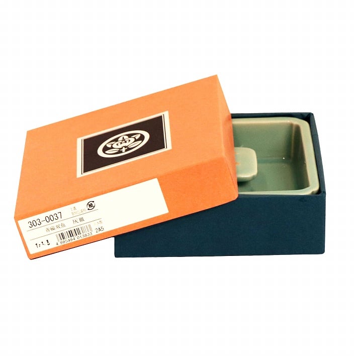 たち吉・橘吉・青磁・双魚・灰皿・No.200321-119・梱包サイズ60