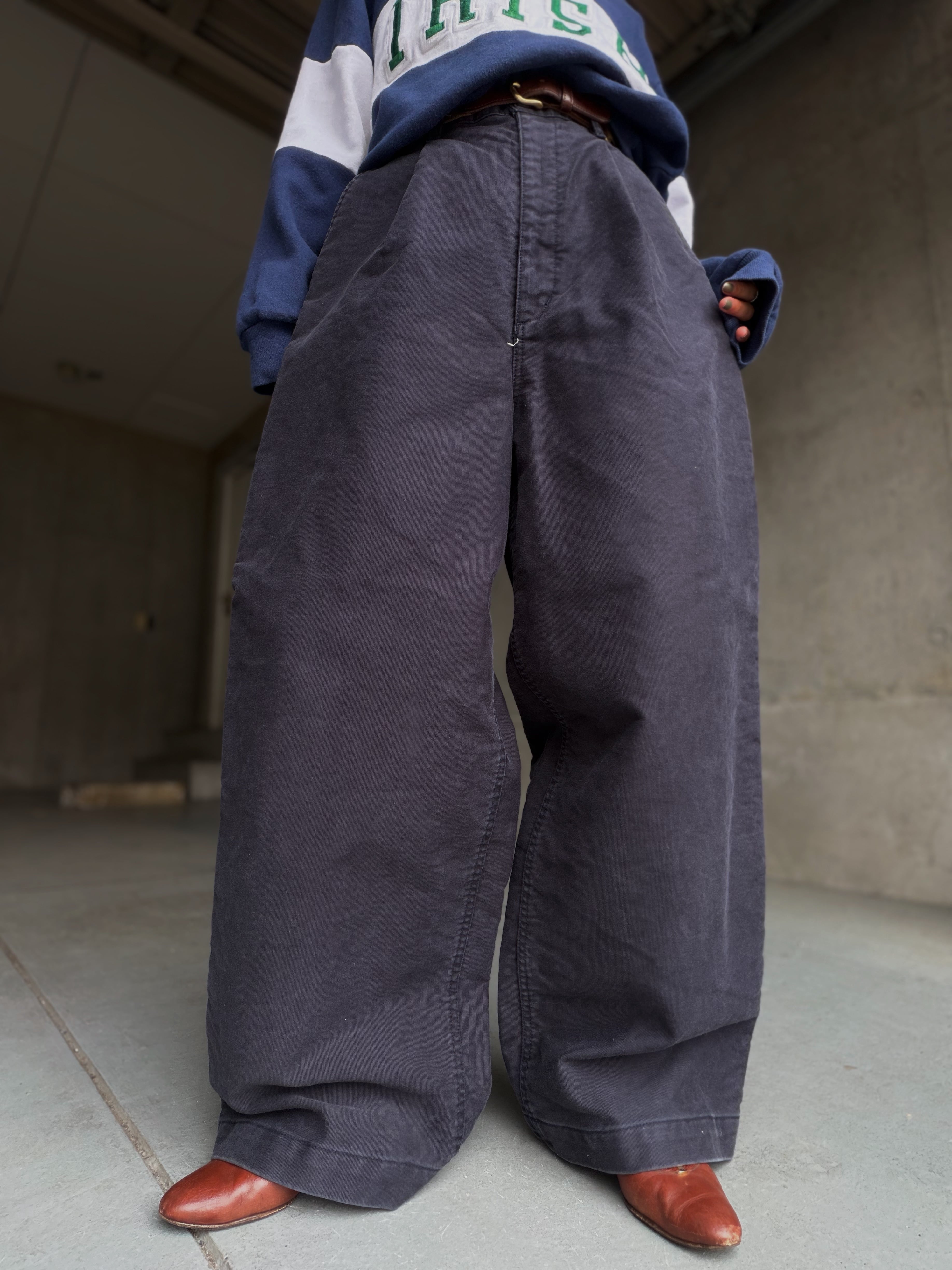 【Atelier Mont Kemmel】cotton wide tac pants