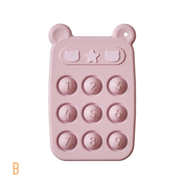 pop up phone toy｜ベビートイ 歯固め 携帯 リモコン シリコン 女の子 男の子 ベビー キッズ