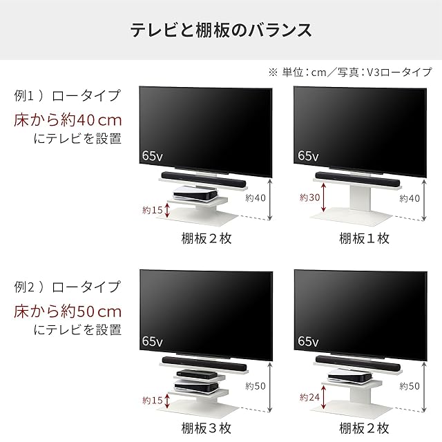 EQUALS イコールズ WALL テレビスタンド V2・V3・V5・S1対応棚板