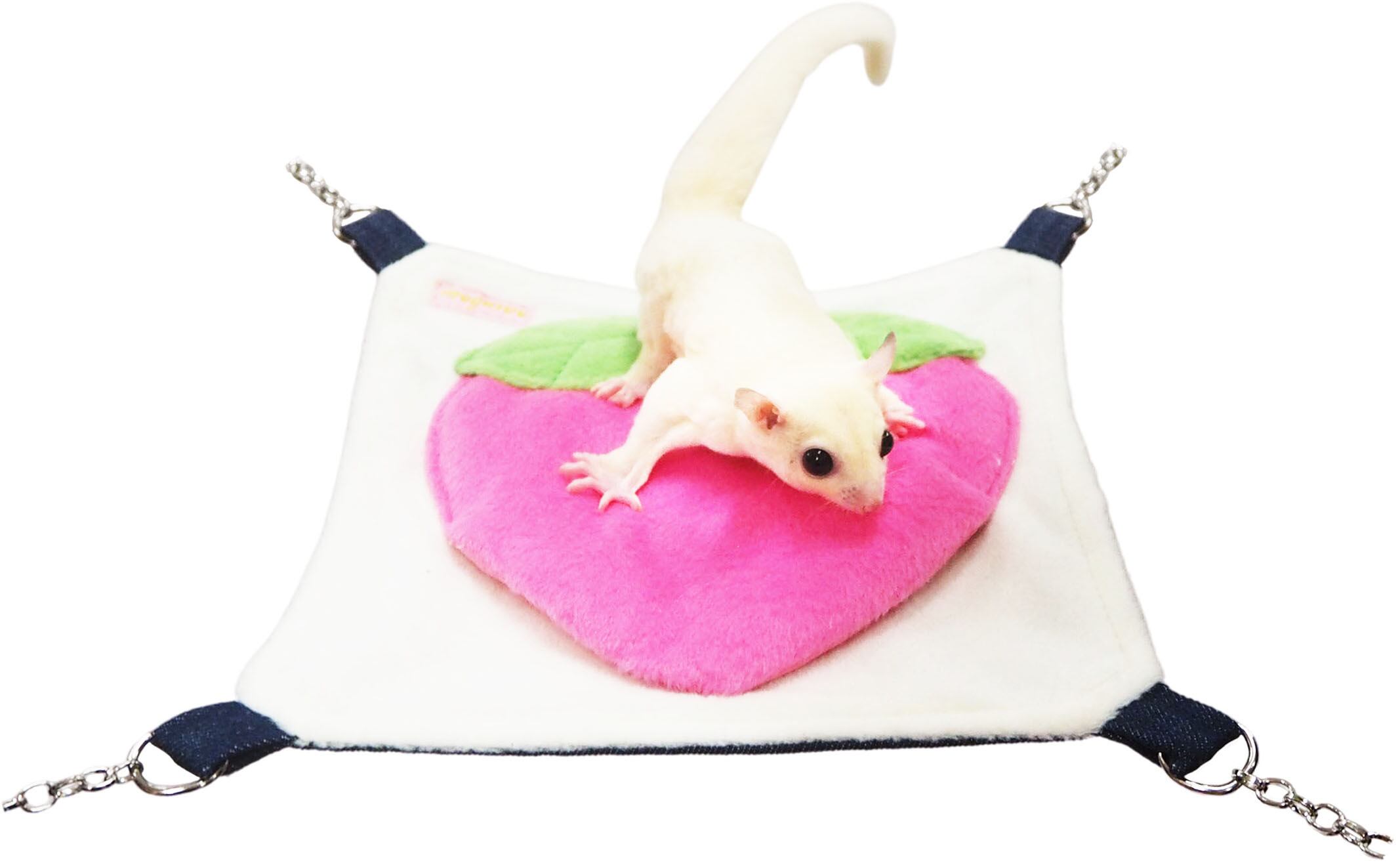 【小動物】プチ・フルーツ ハンモック りんご / もも / レモン