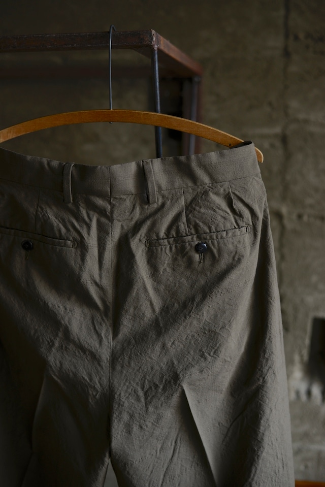 NICENESS / W.SCHENKER FLYING V CHECK TROUSERS