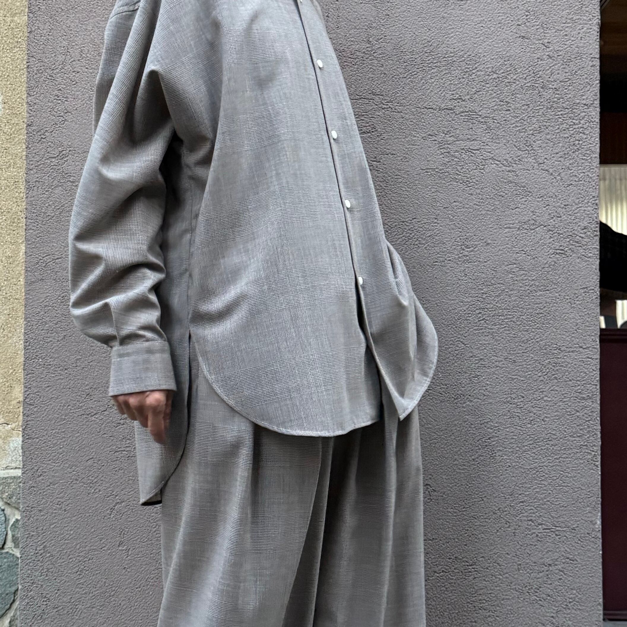quitan／キタン VERY WIDE CRICKET TROUSERS #5140007 GREN CHECK