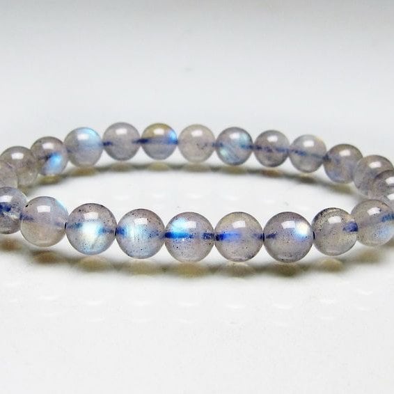 ラブラドライト ブレスレット 8mm 一点物 メール便可 [M便 1/10] 111-44772