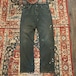 90s Levi's USA製 501 グリーン デニムパンツ W36 L34 W88cm リーバイス ヴィンテージ グランジ ダメージ ジーンズ 524刻印 フェード 80s