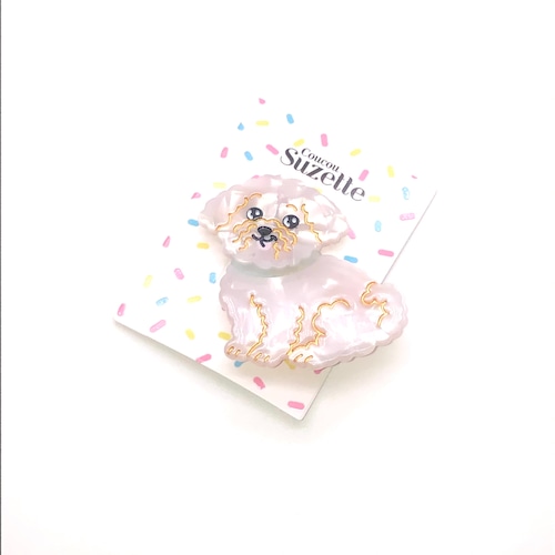 Coucou Suzette Hair Clip【ビションフリーゼ】