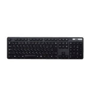 【努力特価】エレコム ワイヤレスキーボード メンブレン 薄型 フルキーボード テンキー ブラック TK-FDM110TXBK
