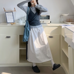 【2-piece】bustier & cut and sew J00007