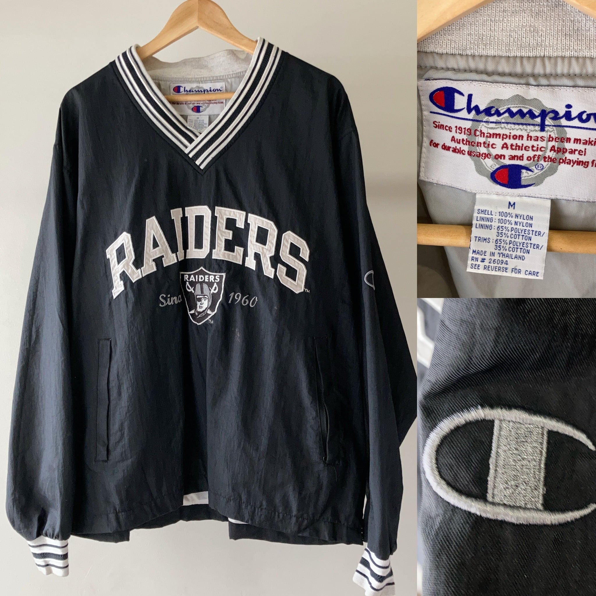 NFL RAIDERS Suede Leather Jacket スエード汚れはありますが雰囲気抜群1着