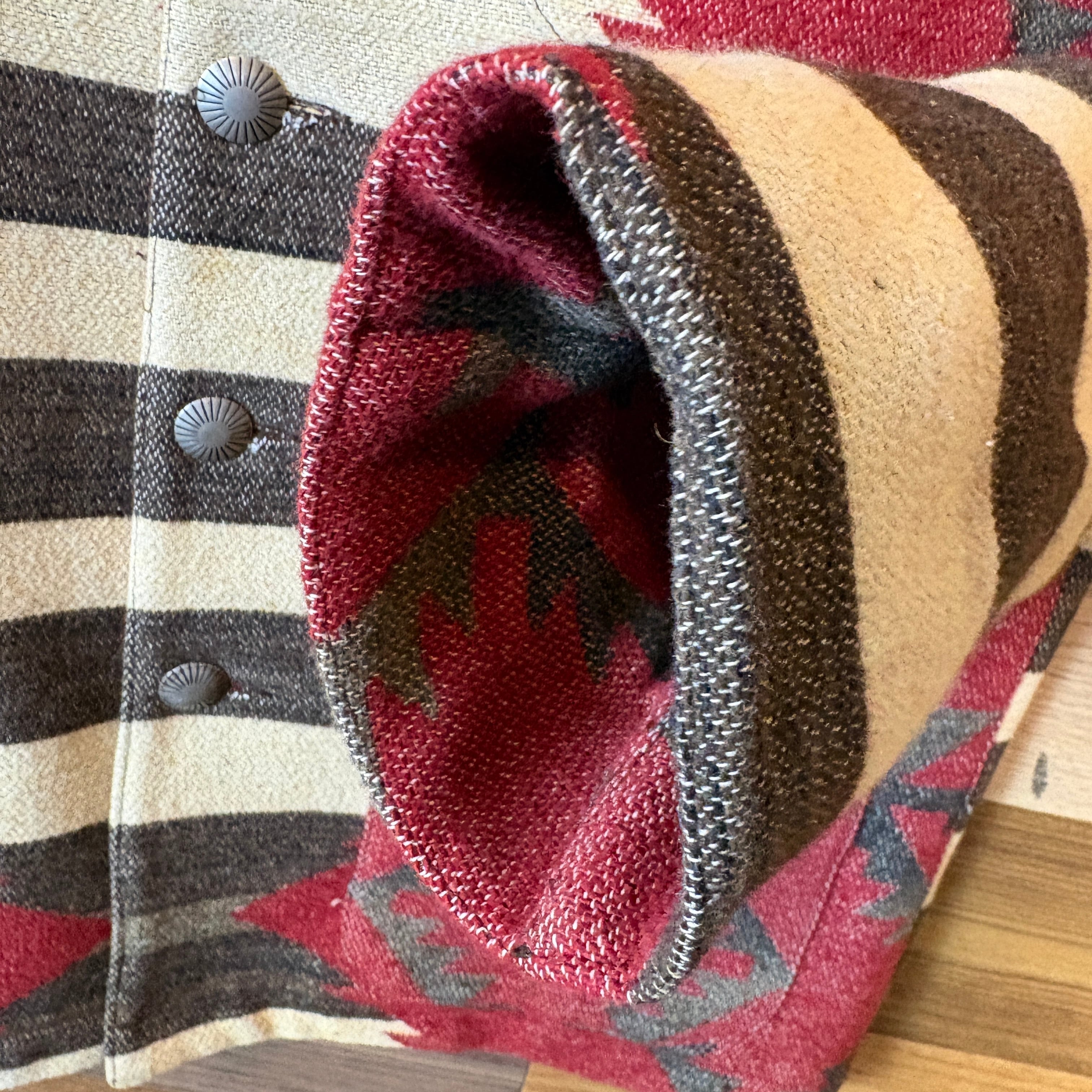 USA製 90s Ralph Lauren POLO COUNTRY ネイティブ柄 ラグジャケット