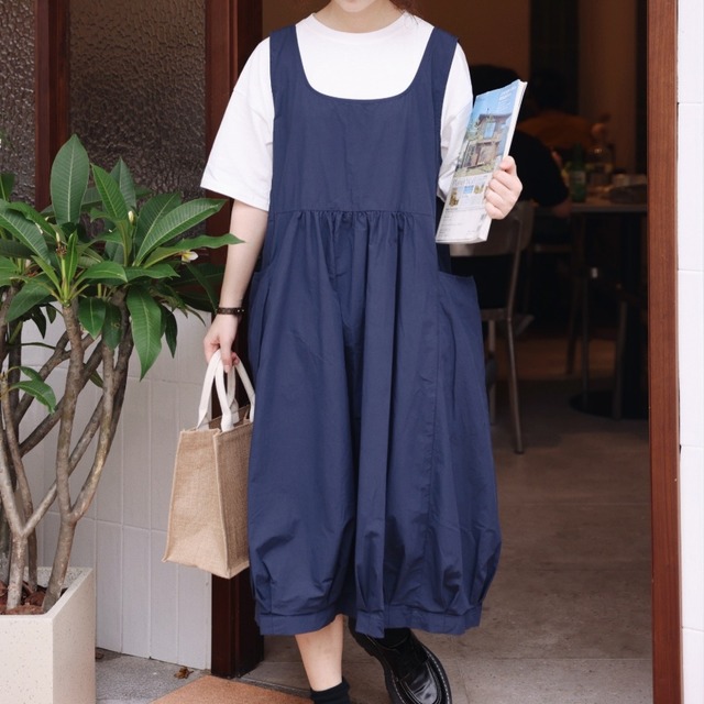 バルーンジャンパースカート　T0041