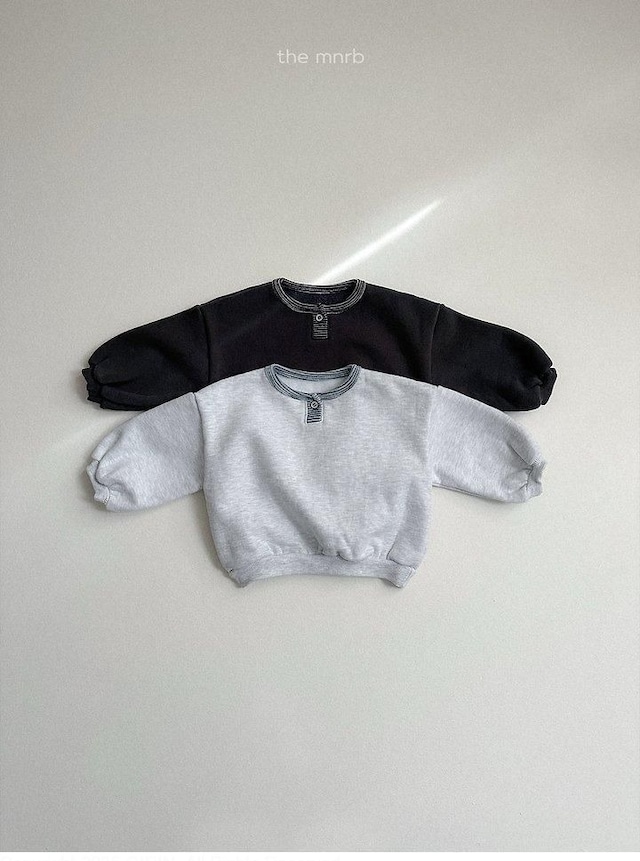 〖取寄〗韓国子供服 / 26winter / minirobe / ポポ裾リブトレーナー / キッズ *S~XL*