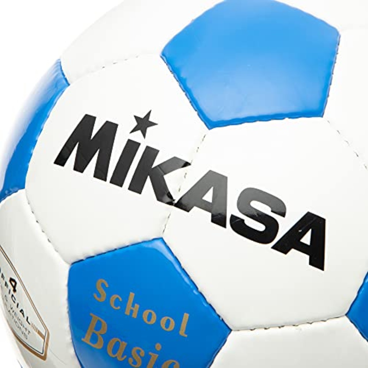 ミカサ(MIKASA) サッカーボール 4号 日本サッカー協会 検定球 (小学生用) ホワイト/ブルー SVC402SBC-WB 推奨内圧0.8(kgf/㎠)