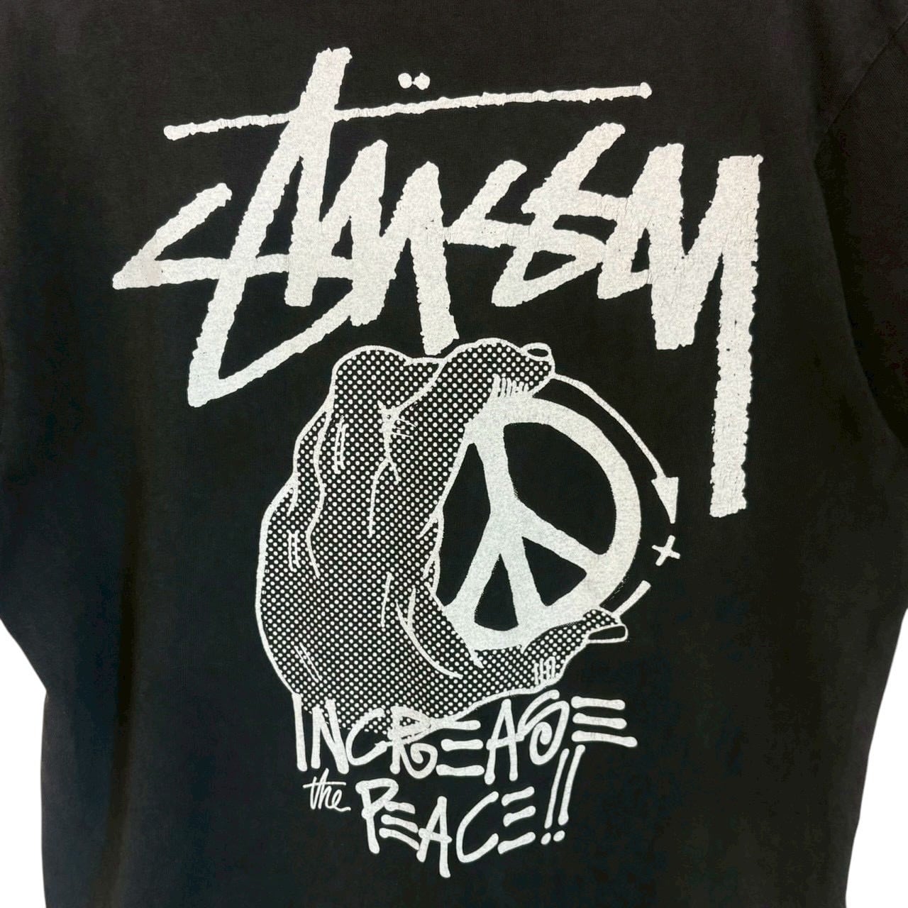 stussy ステューシー Tシャツ M バックロゴ プリント USA製 | 古着屋