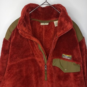 エルエルビーン　フルジップ　ボアフリース　ジャケット　