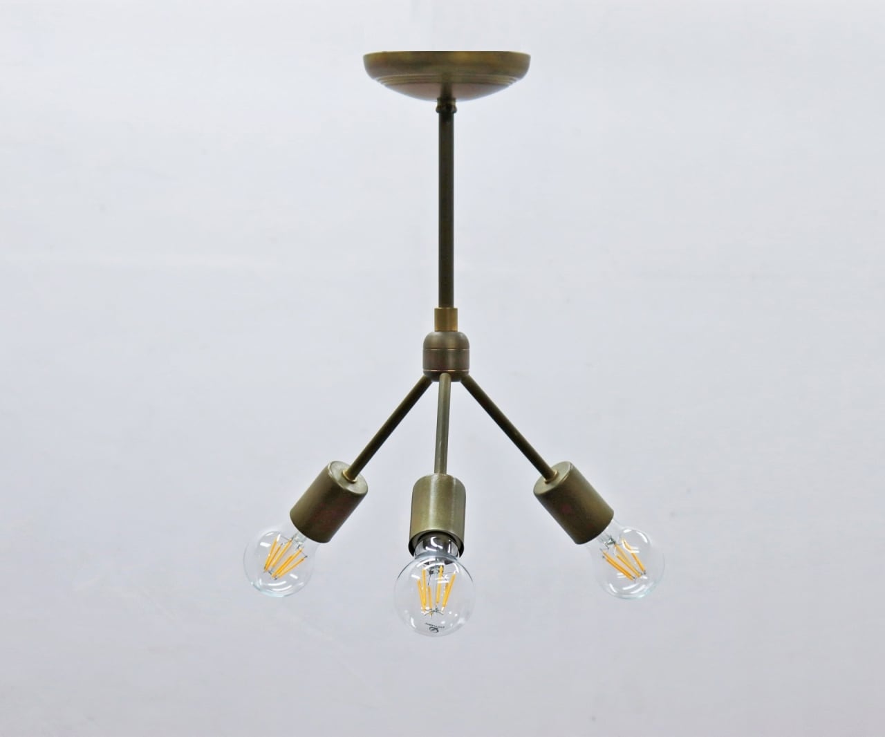 在庫2台 STOCKMAN ストックマン Molecular Brass Lamp 3 Lite 真鍮 3灯 ペンダント ライト ランプ 照明 RHT25193