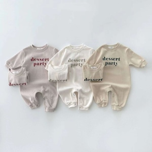 【BABY】韓国風　dessert partyロンパース