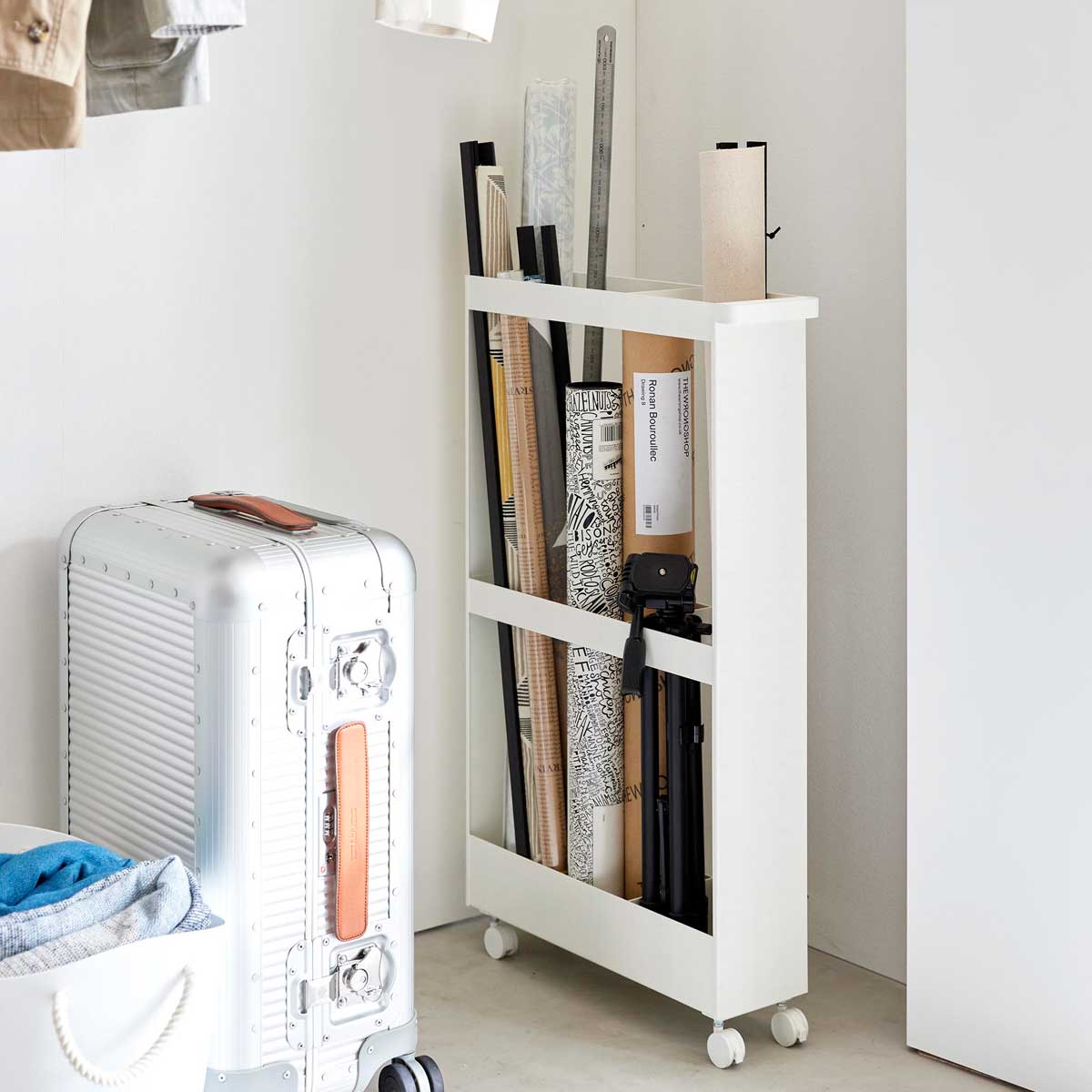 HOMEDANT House 組立簡単 ラミネート スチールラック キッチン 5段 幅