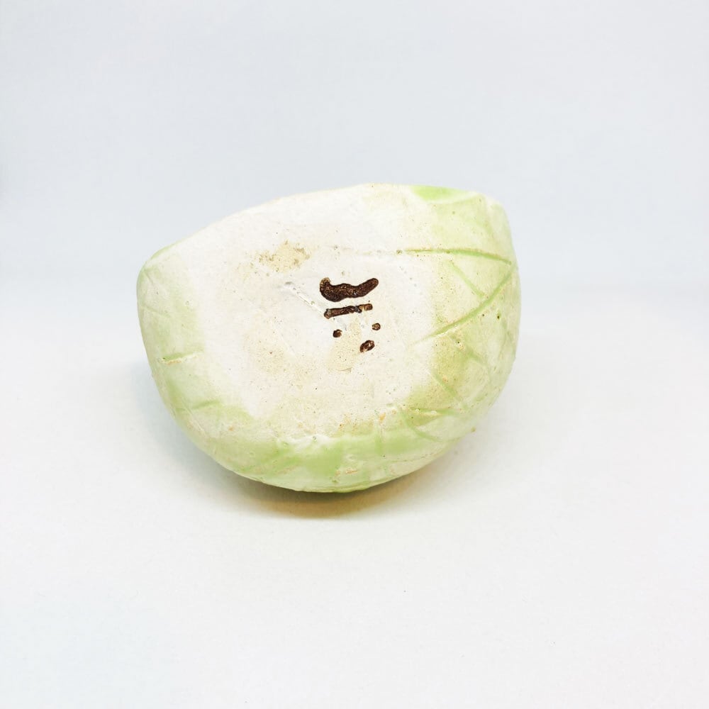 しろくまメロンのお香たて/ すずきたまみ / 陶芸作品