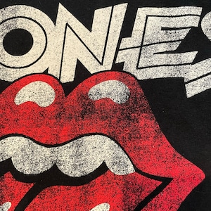【The Rolling Stones】公式 バンドTシャツ USツアー78 レプリカ ベロマーク ローリングストーンズ Mサイズ us古着