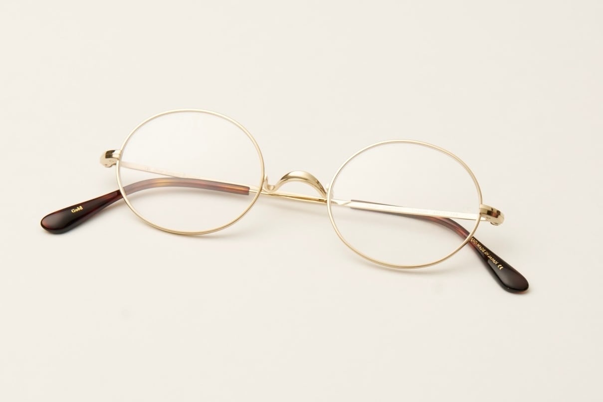 OLIVER GOLDSMITH】OVAL/pro Col:Gold | CLAN EYEWEAR