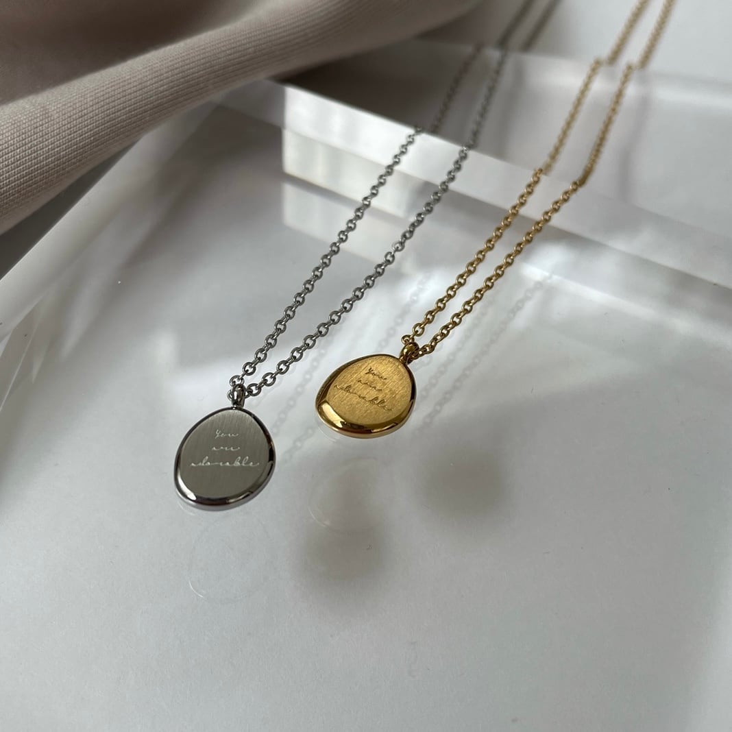 18KGP coin pendant necklace (ステンレスネックレス/チェーン