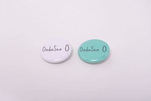 OndaSeaロゴ缶バッジ2個セット