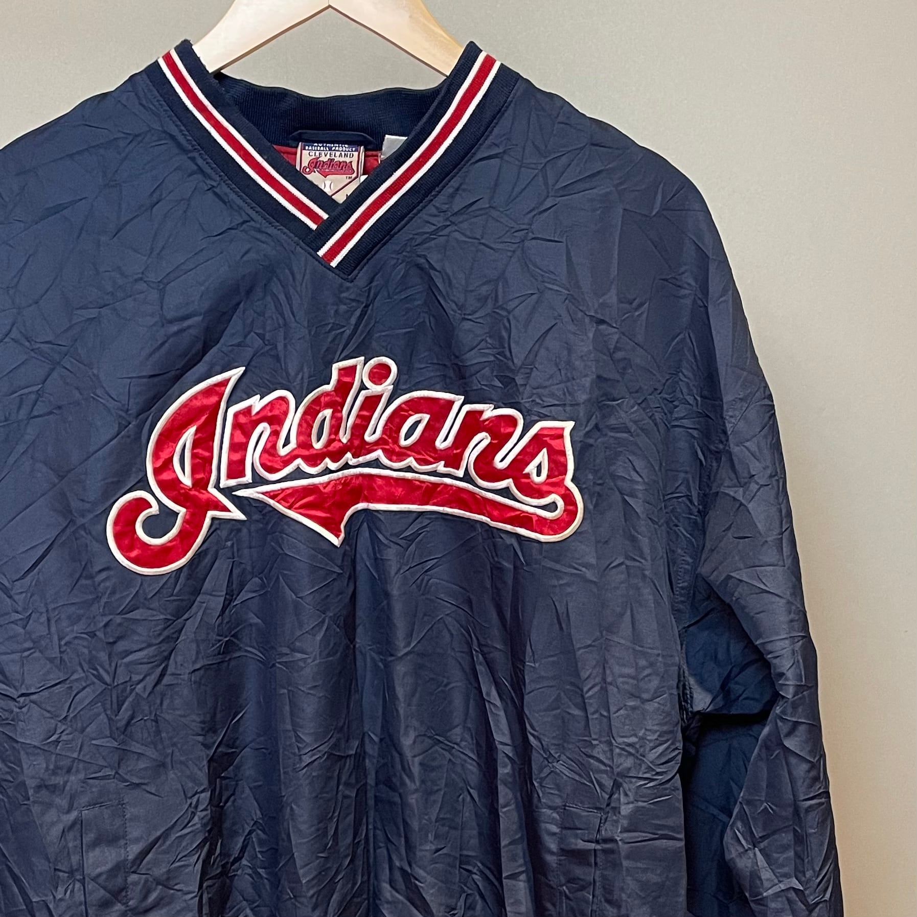 cleveland indians nylon sweat shirts