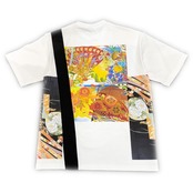 【tshirts137】L size KIMONO T-SHIRTS white