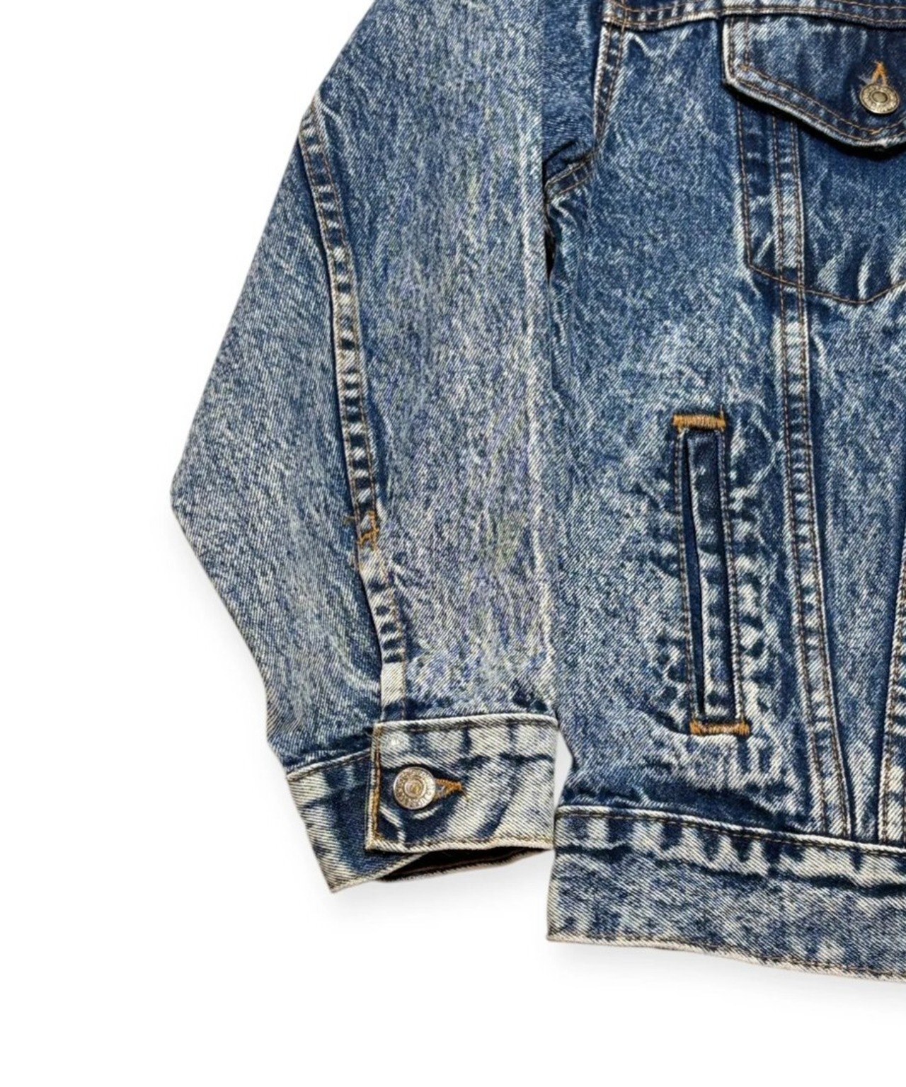 1980s Levi’s 57508 アシッドデニムジャケット ブリーチ