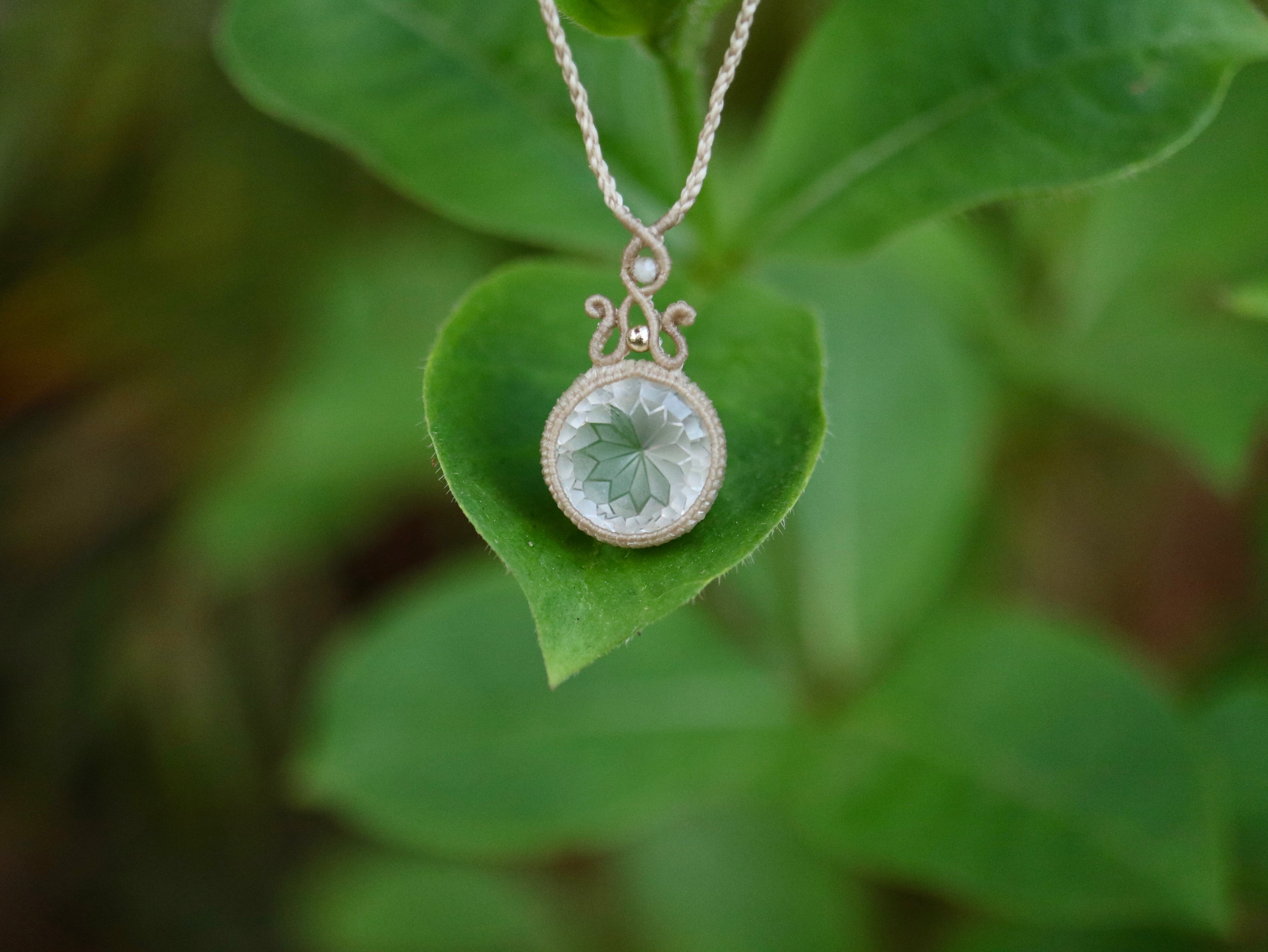 花曼荼羅水晶 ペンダント3