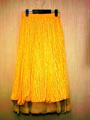 送料無料 未使用 フォ－マル ダンス フレアー スカート 9号 Ｍ [SKN9001]