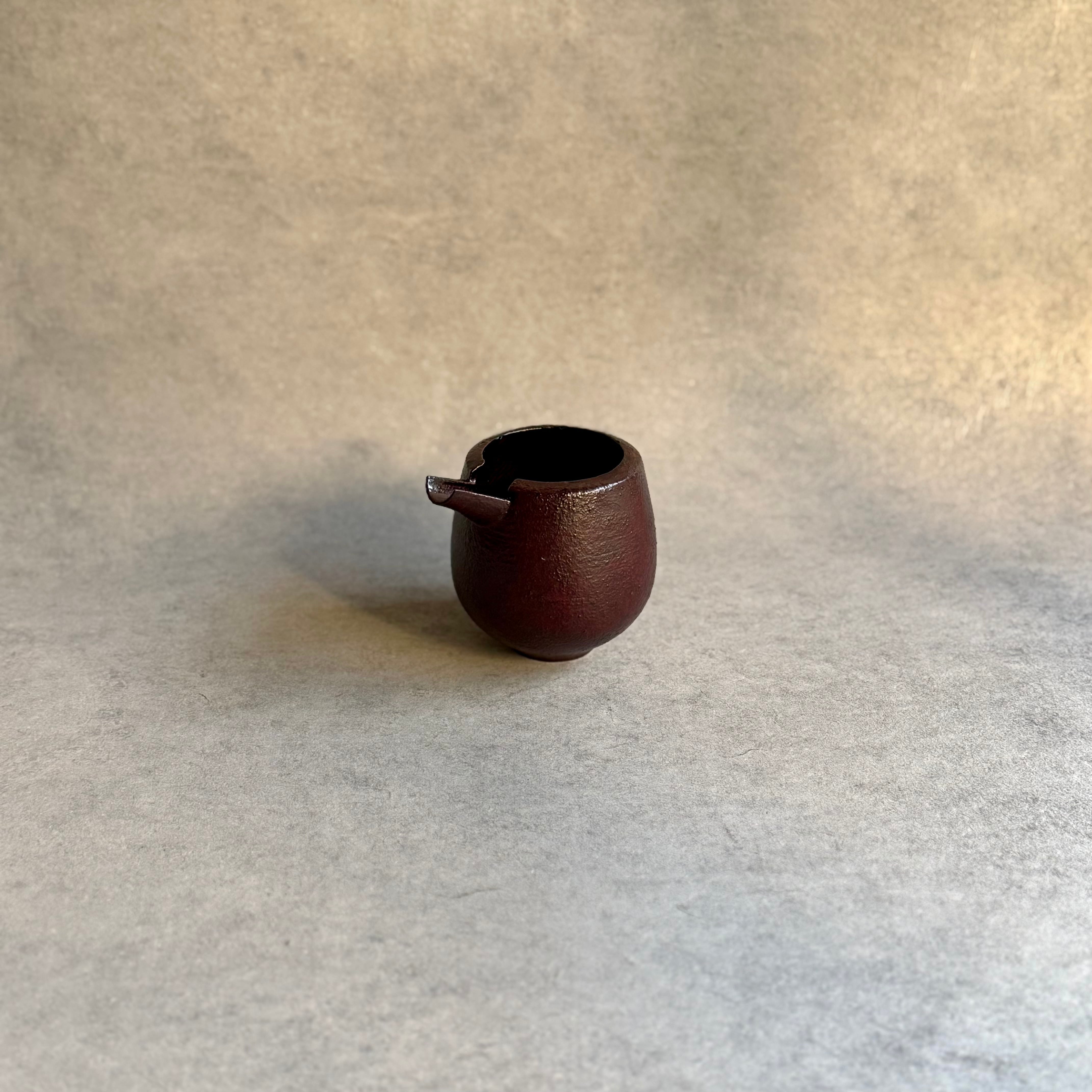 田澤祐介 丸長形片口 蒔地漆 朱溜