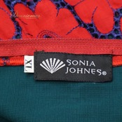 フラメンコ 衣装 SONIA JOHNES ソニアジョーンズ ファルダ スカート レッド系 ブラック系 グレイ系 赤 黒 紺 青 ボランテ フリル ハイウエスト 花 豪華 華やか 花柄 デザイン 発表会