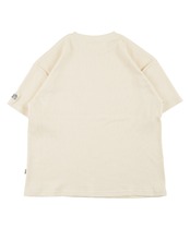 【#Re:room】LOGO EMBROIDERY WAFFLE BIG T-shirts［REC701］