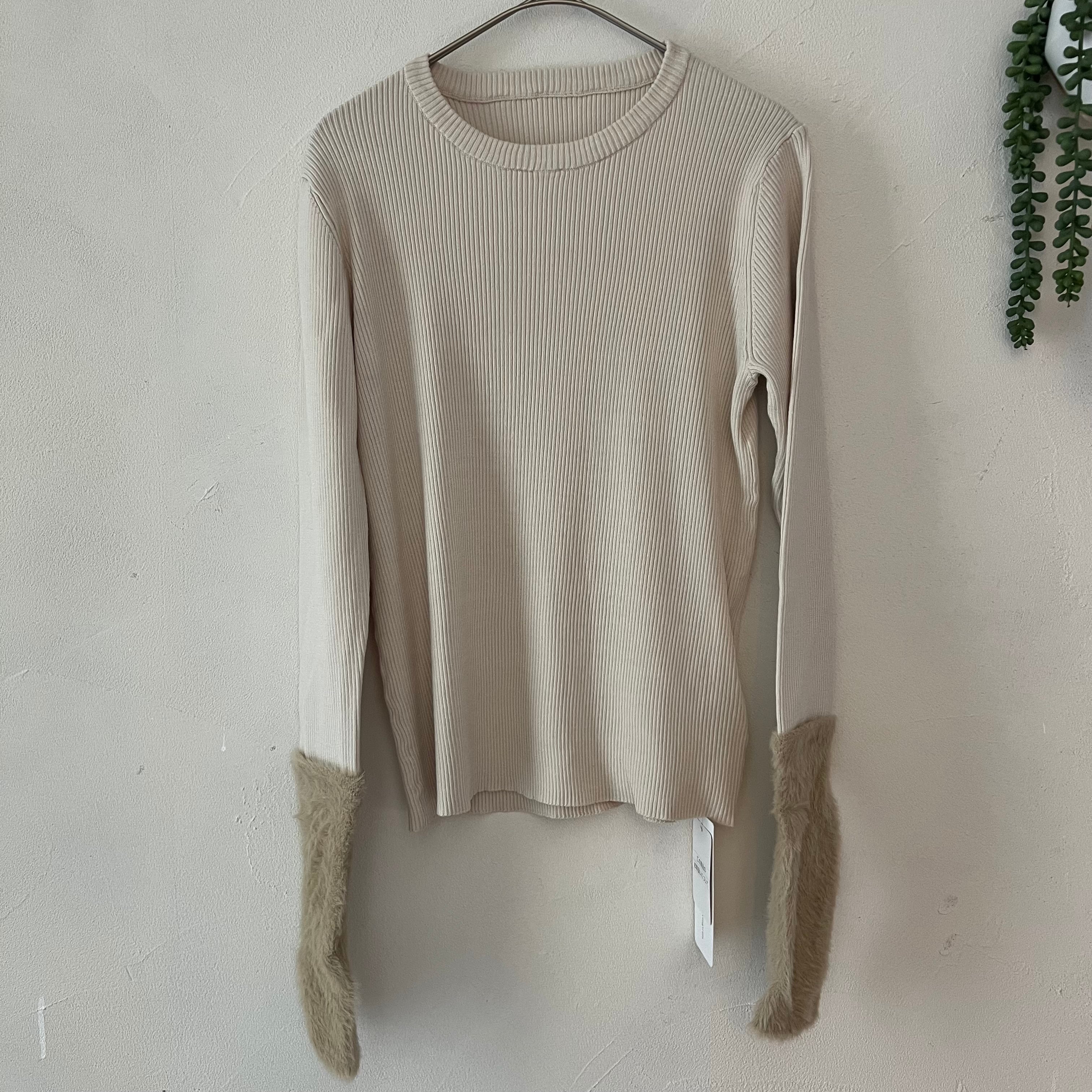 【SELECT】シャギー切替リブニット