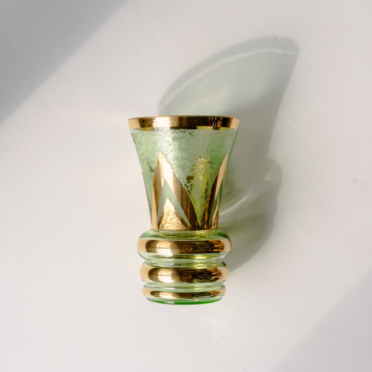 Emerald Gold Vase
