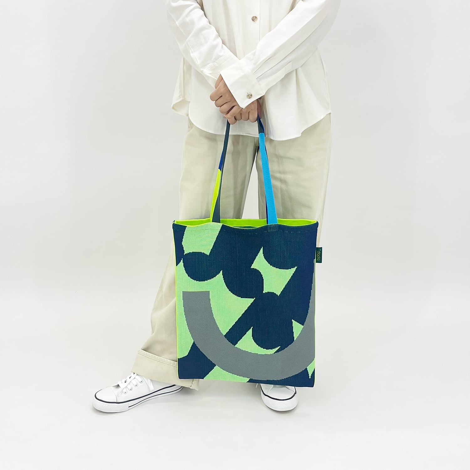 MASARU SUZUKI】鈴木マサル PIPING KNIT TOTE BAG MARKA SHELF