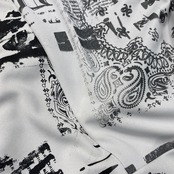 【bomber017】M sizeリバーシブル中綿ボンバー Velour × original print MIX BOMBER JACKET