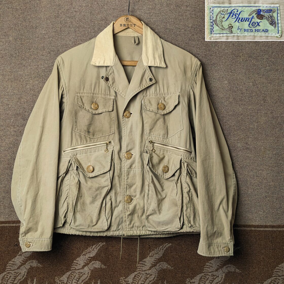 40s～ fishuntex by RED HEAD Poplin Fishing Hunting Jacket | Pay ID