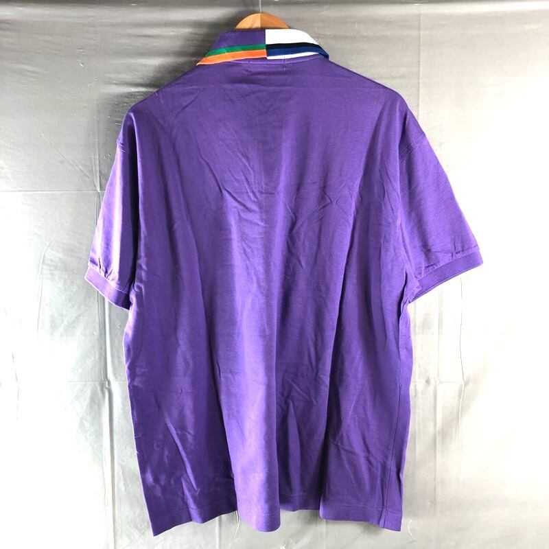 ピアスポーツ PIA SPORTS ポロシャツ タグ付き 半袖 英字ロゴ刺繡