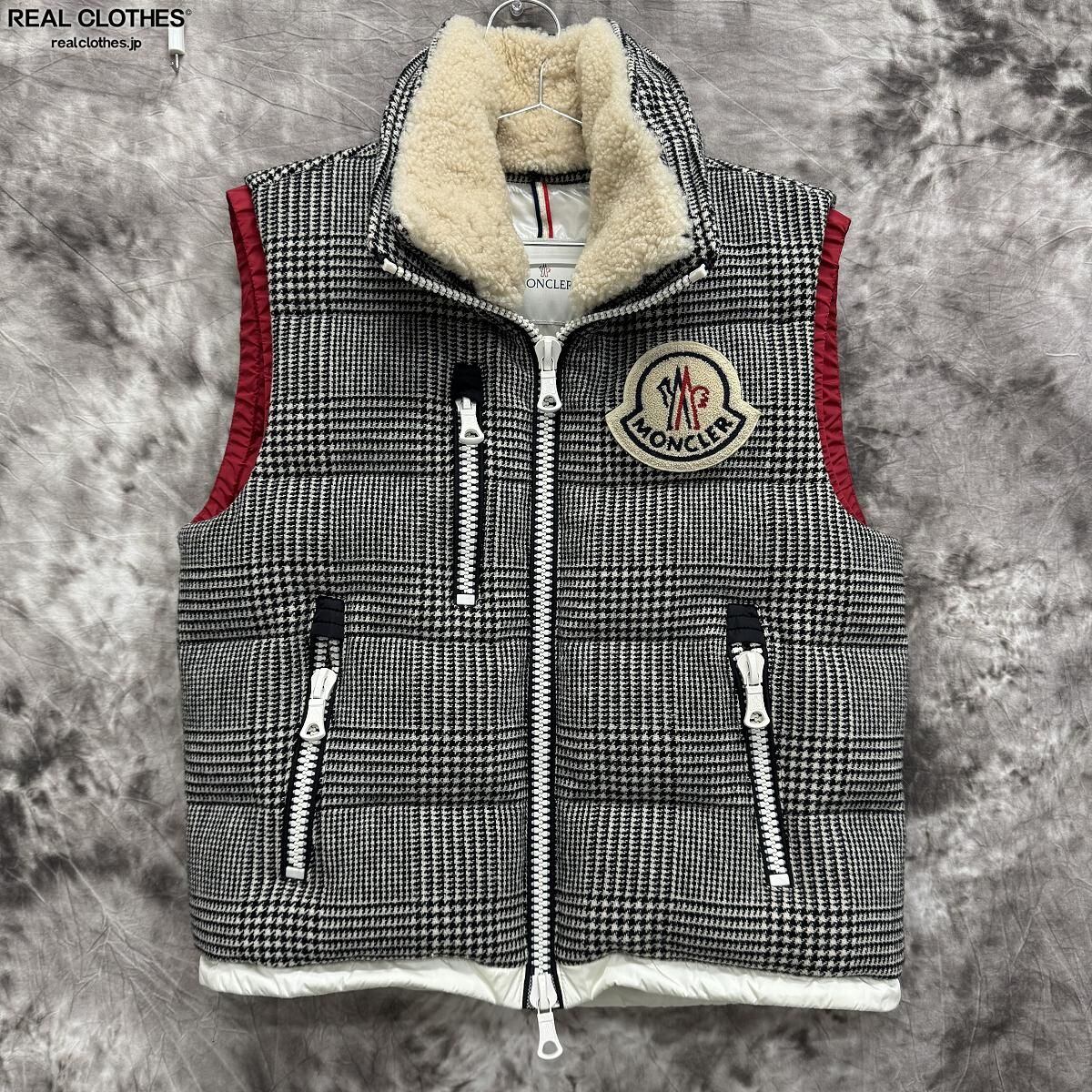 モンクレール(MONCLER) チェックダウンベスト 【公式通販】