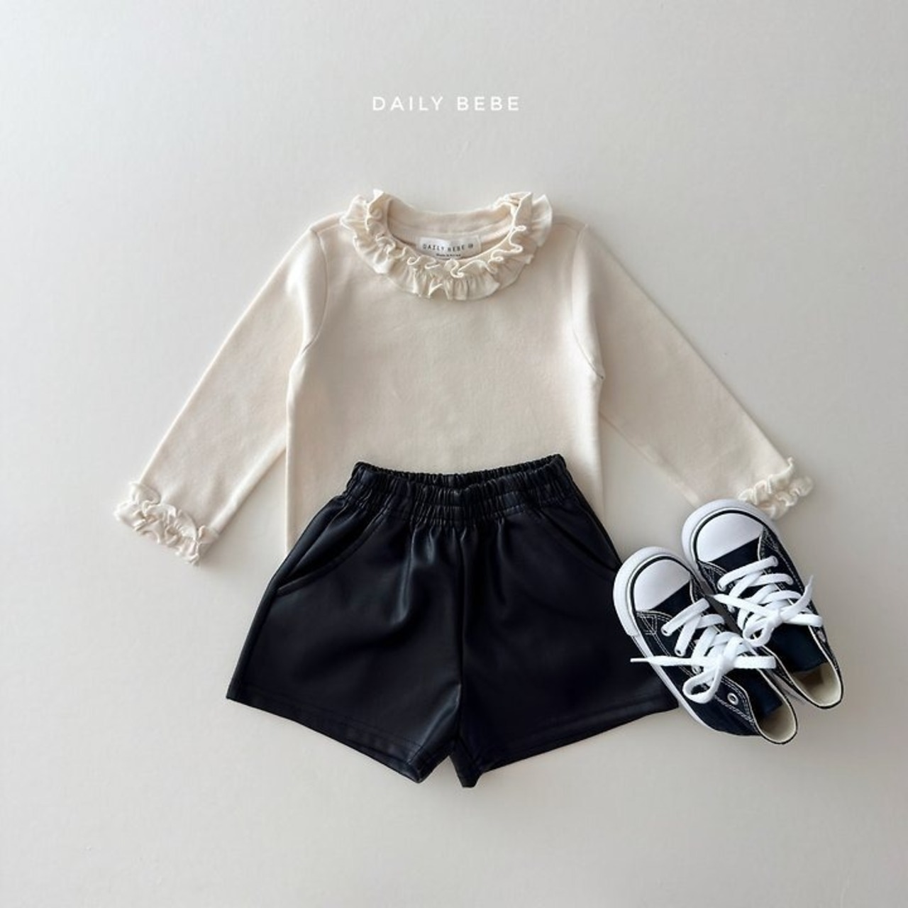 韓国子供服 / 26Autumn / 〖取寄〗DAILYBEBE / シャルルTシャツ / キッズ服 / ジュニア服 / 秋服 *XS~JL*