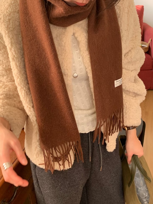 (予約) signature / Condie shearling mustang coat 2color