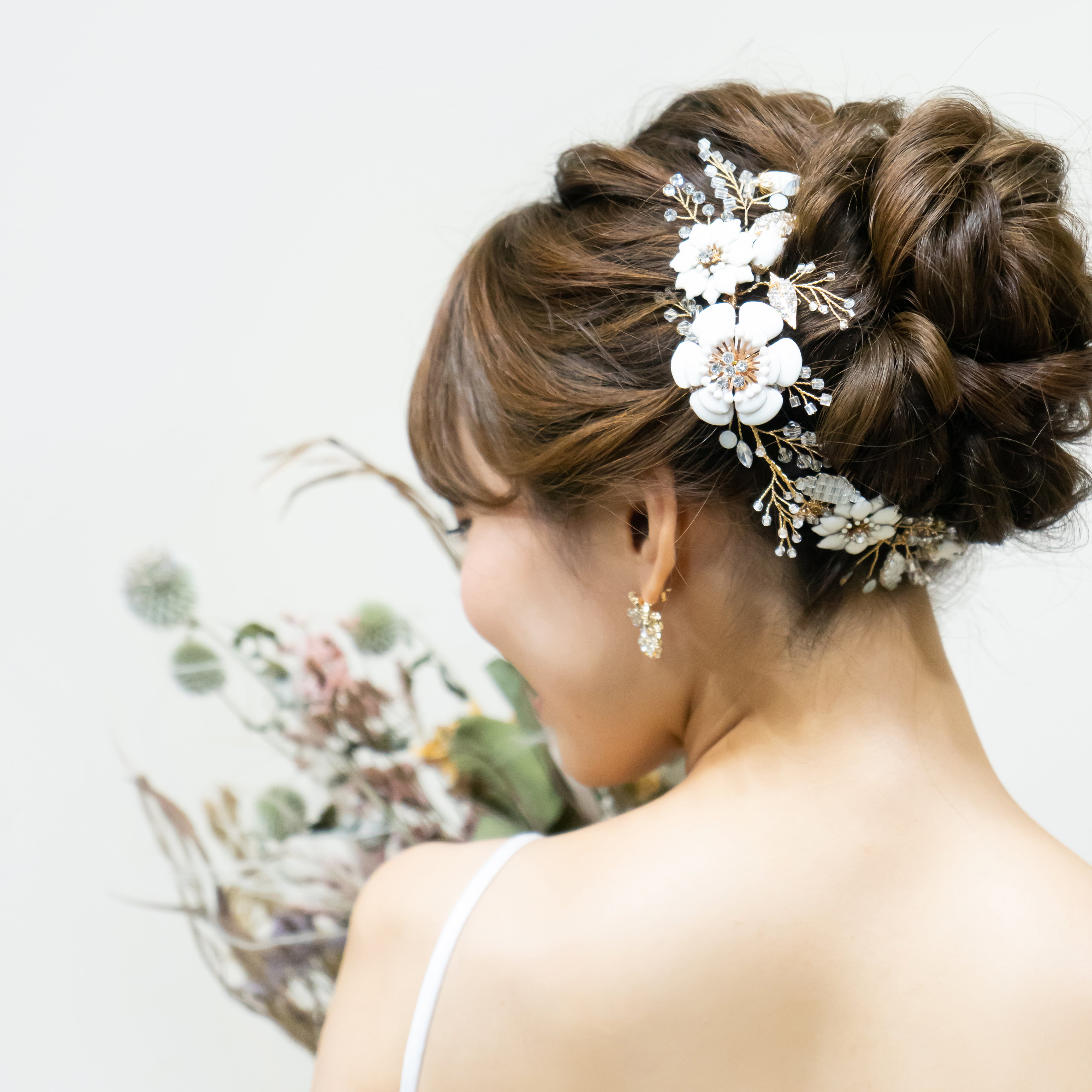 H-111 epo_flower vintage likeヘッドドレス | ウェディング