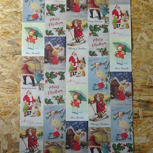 ポスター　IFIポスター 額装　CR116（A202-06）　イタリア製クリスマス　フィレンツェで製造　