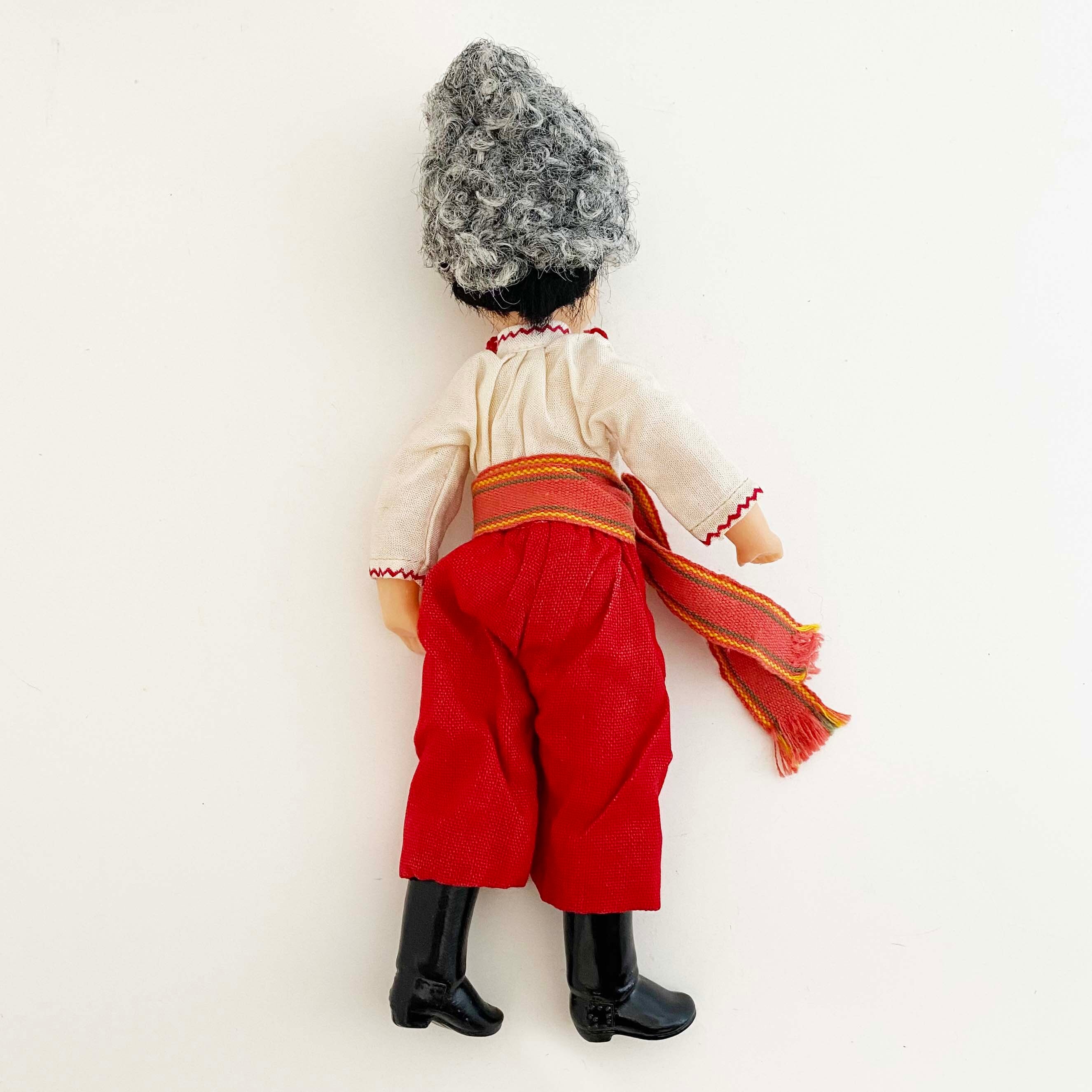 ソ連ビンテージ/コサック人形（灰色帽子/ダメージあり） | kokeshka