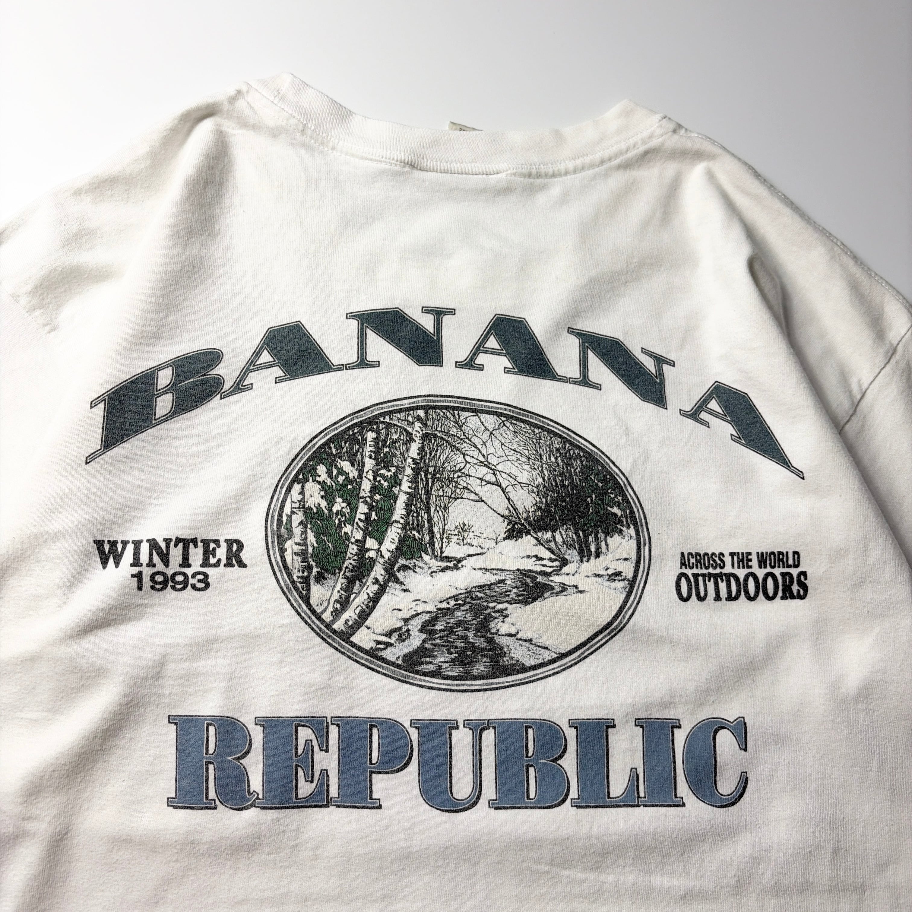 90s Banana Republic Winter Outdoors T-Shirt
