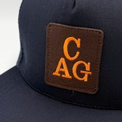 【gifthat別注】Coopers Town Felt on Embroidery Logo Mesh Cap