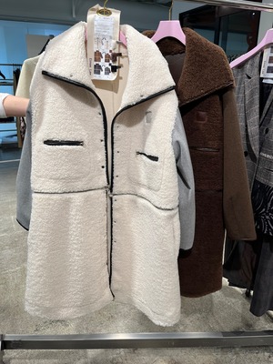 エイミーロウ  Eimee Law リバーシブルムートン丈2Wayコート